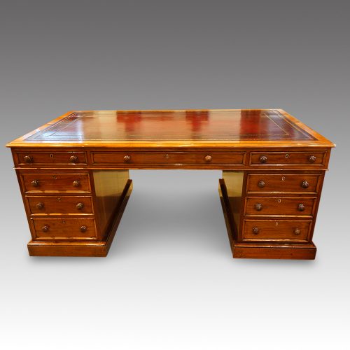 Victorian mahogany partners desk