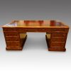 Victorian mahogany partners desk front