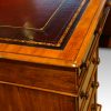 Victorian mahogany partners desk round corner