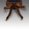 Victorian oak revolving desk chair base