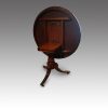 William IV mahogany circular small dining table rear