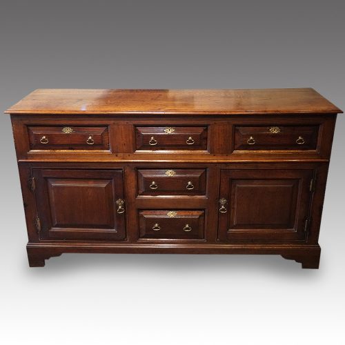 Antique oak dresser base