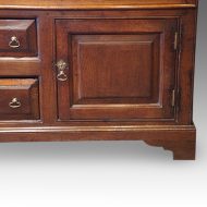 Antique oak dresser base cupboard door panel