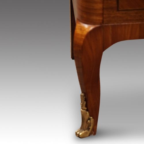 Continental marble top commode front leg