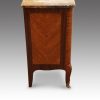Continental marble top commode side