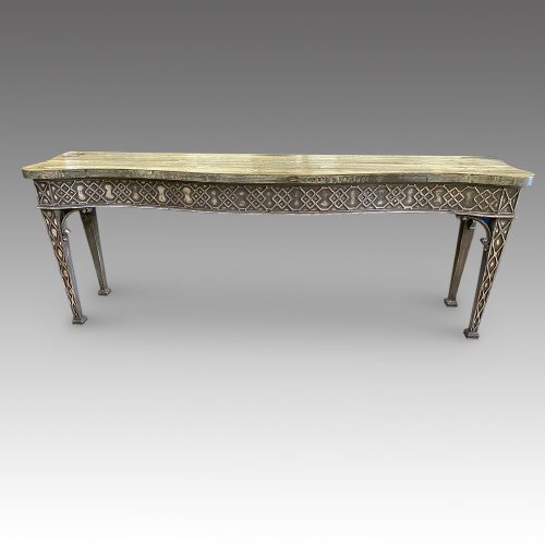 Georgian style serving table front angle