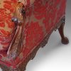 Pair of Georgian style wing chairs arm