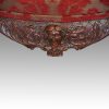 Pair of Georgian style wing chairs crest