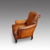Pair of Victorian leather club chairs side