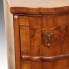 Pair of walnut Continental cabinets handle