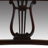 Set of 12 Regency mahogany dining chairs lyre splat