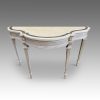 Simulated marble console