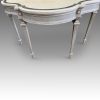 Simulated marble console front
