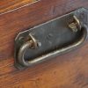 Victorian brass bound military chest handle
