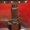 Victorian mahogany desk by James Shoolbred arm support