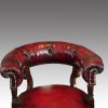 Victorian mahogany desk by James Shoolbred back