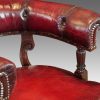 Victorian mahogany desk by James Shoolbred back supports