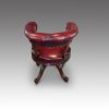 Victorian mahogany desk by James Shoolbred rear