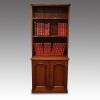 Victorian mahogany open bookcase