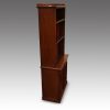 Victorian mahogany open bookcase side