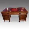 Victorian walnut partners desk rear