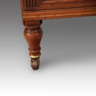 Victorian walnut partners desk turned leg