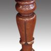 William IV mahogany extending dining table leg detail