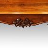 William IV mahogany library table apron