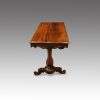 William IV mahogany library table end