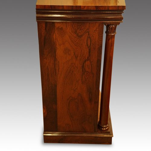 William IV rosewood sidecabinet side