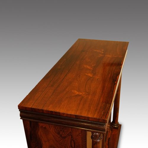 William IV rosewood sidecabinet top