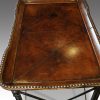 Bronzed coffee table detail top