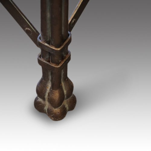 Bronzed coffee table foot