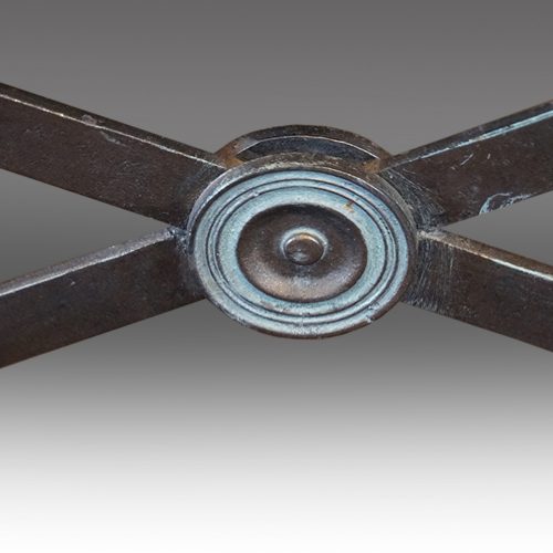 Bronzed coffee table roundel