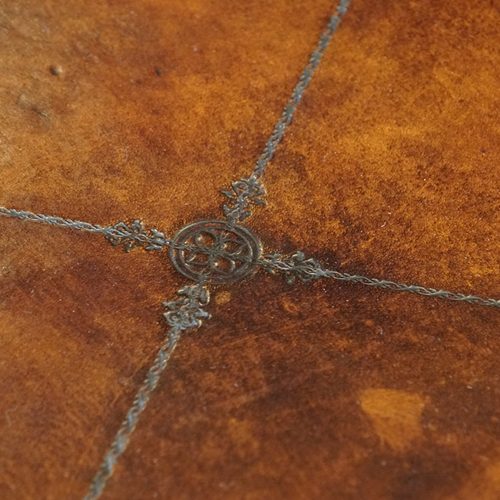 Bronzed coffee table tooling