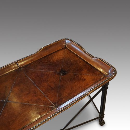Bronzed coffee table top