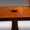 Oval mahogany extending dining table block