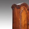 Queen Anne walnut bureau bookcase cornice