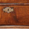 Queen Anne walnut bureau bookcase escutcheon
