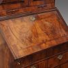 Queen Anne walnut bureau bookcase fall