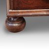 Queen Anne walnut bureau bookcase feet