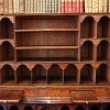 Queen Anne walnut bureau bookcase top fitment