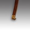 Regency style mahogany twin pillar dining table leg