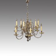 Silver plated chandelier