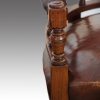 Victorian leather desk chair arm support