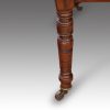 Victorian leather desk chair front leg