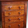 Victorian mahogany Wellington chest graduated drawers