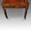 Victorian mahogany library table end