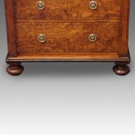 Victorian pollard oak Wellington chest bottom drawer