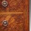 Victorian pollard oak Wellington chest carving